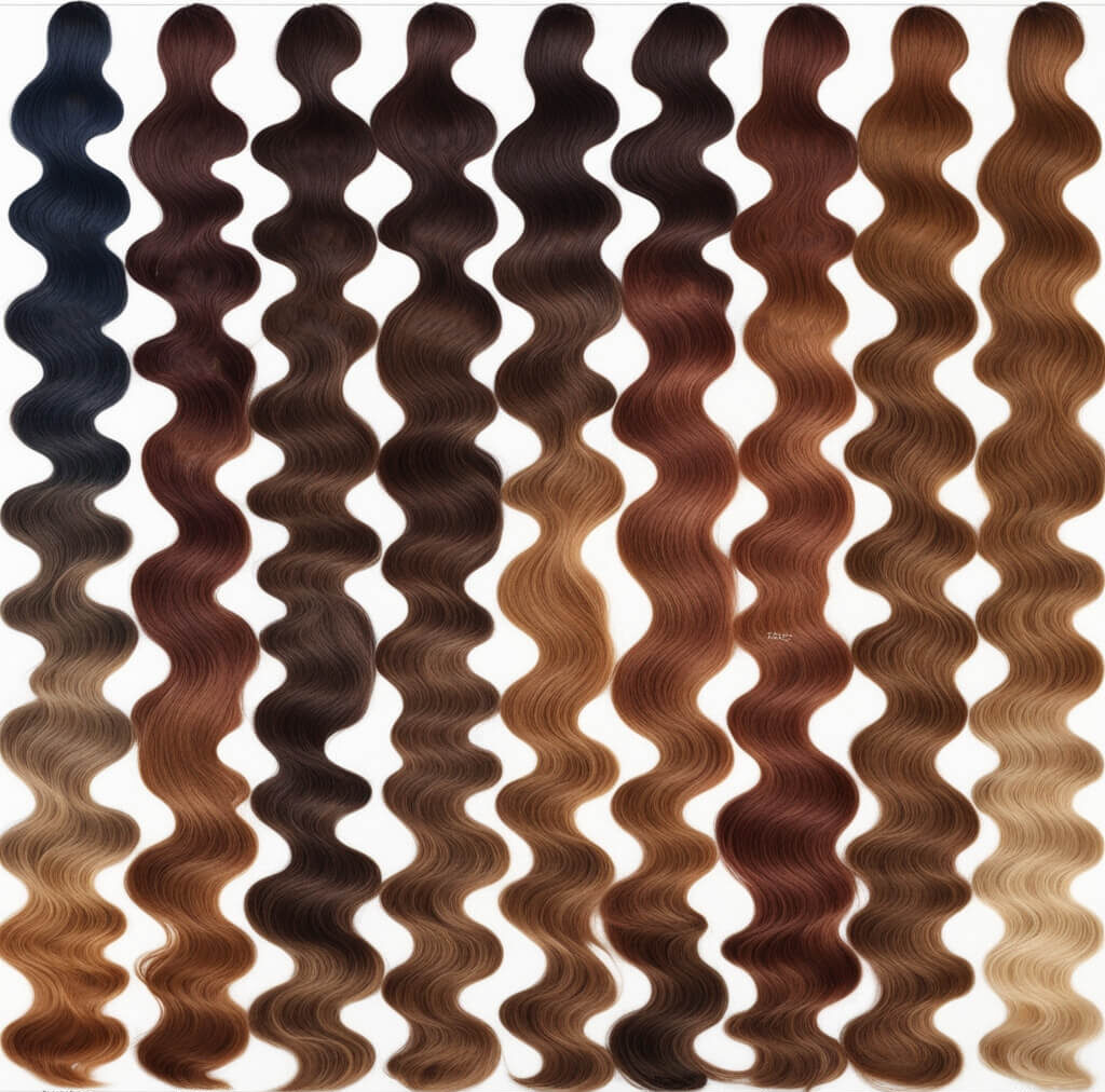 hair color chart 1