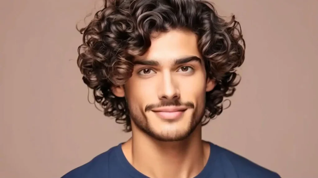 Curly hair man Featured image