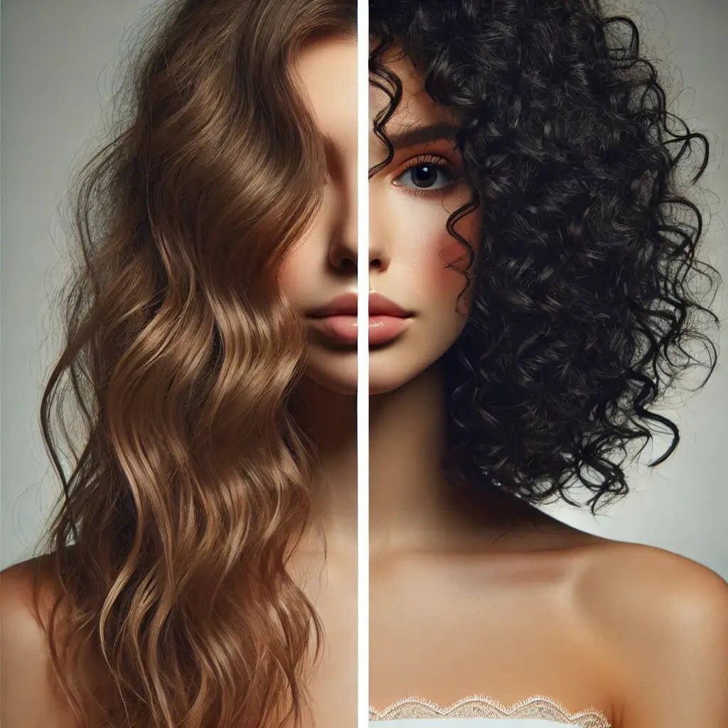 wavy hair vs curly hair 2